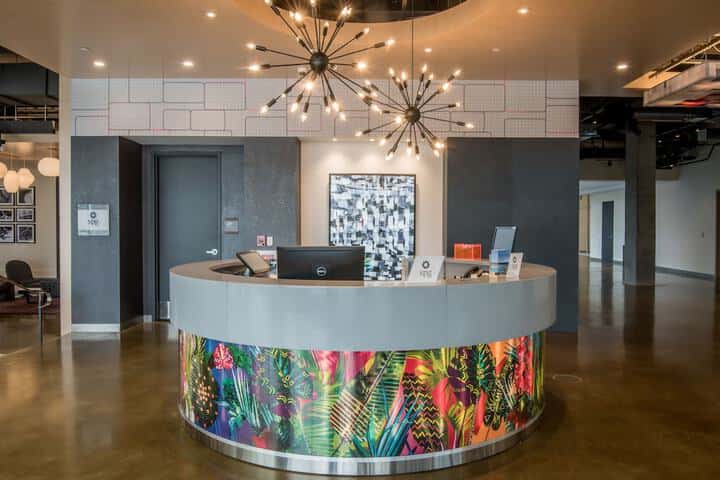 Interior entrance