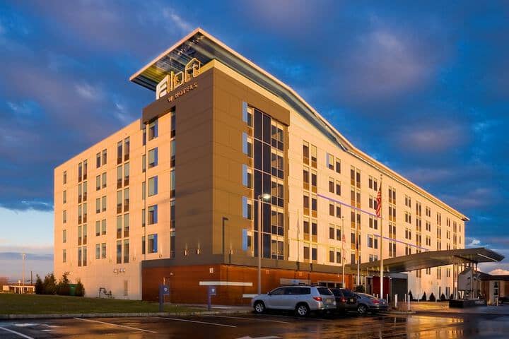 Front of property - evening/night